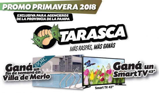1º sorteo - Promocion Primavera 2018 de TARASCA
